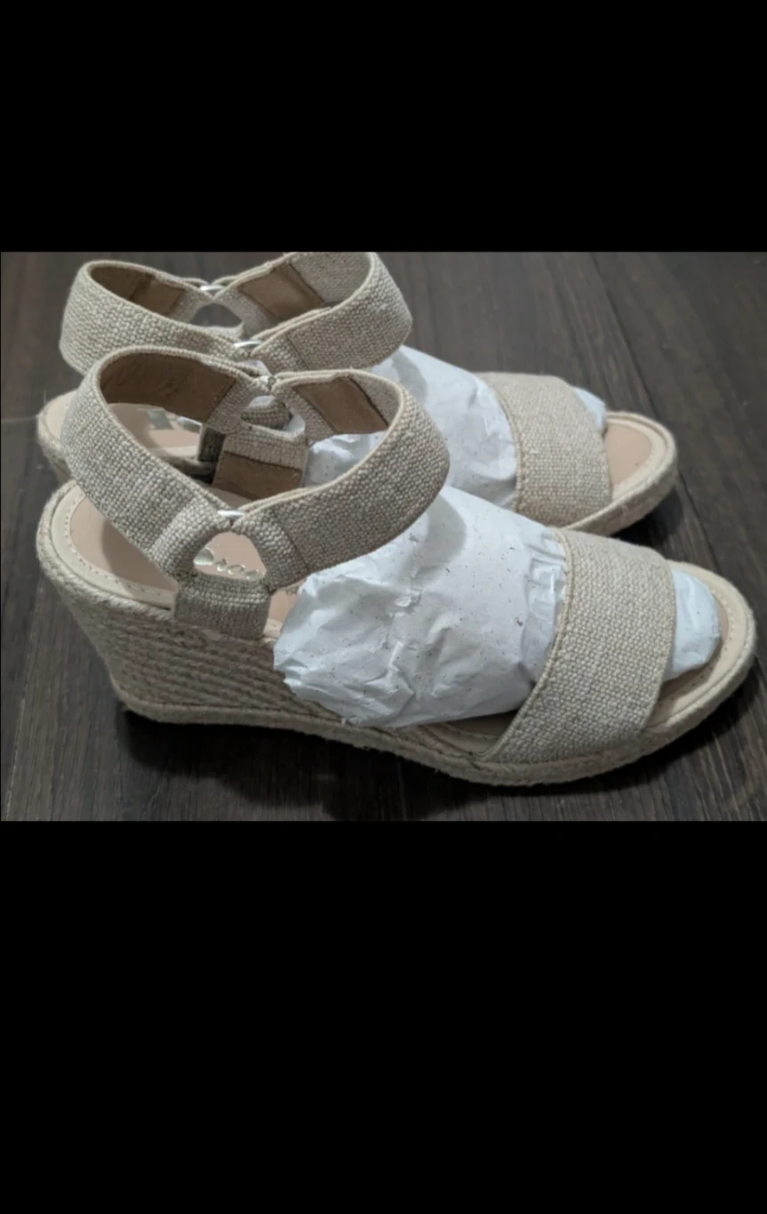 Browns Wedge Espadrille Sandals - size 5