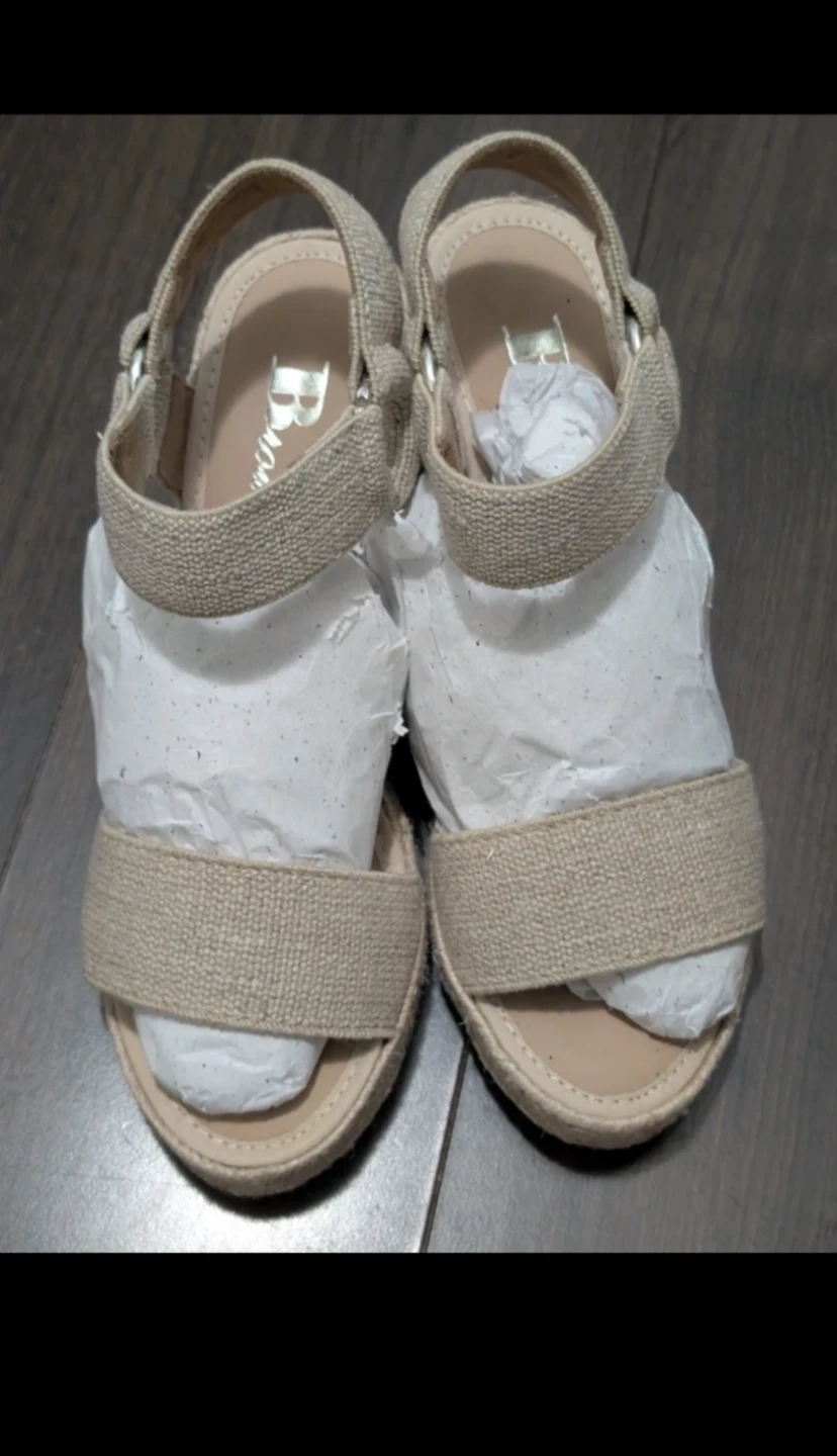 Browns Wedge Espadrille Sandals - size 5 - photo 2