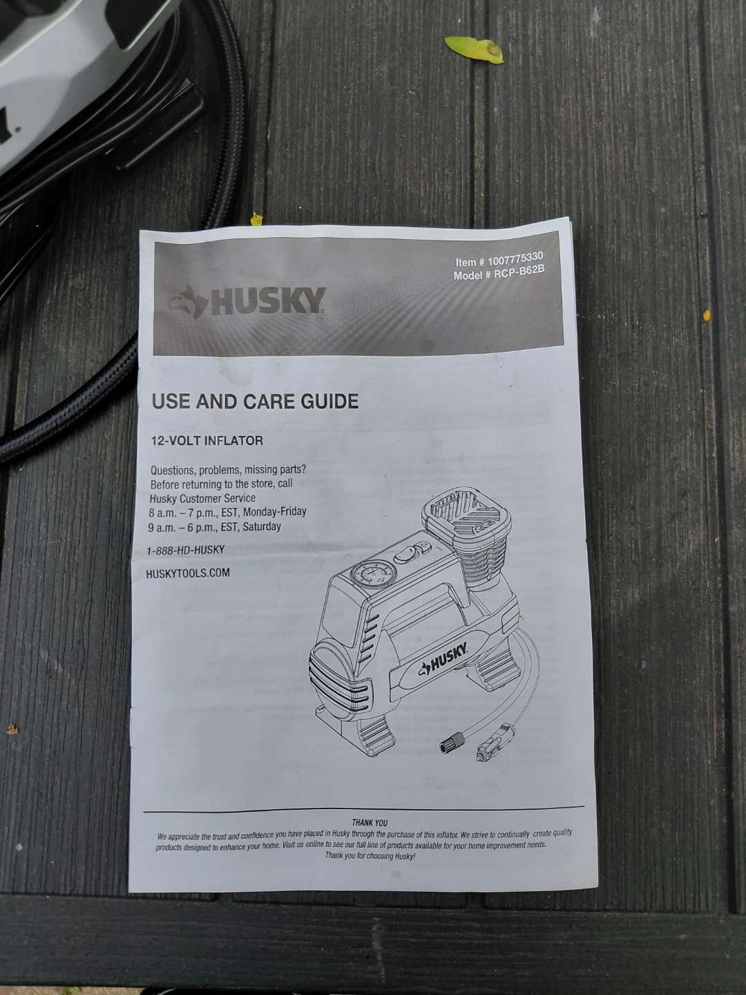 Husky 12-Volt Inflator - photo 4
