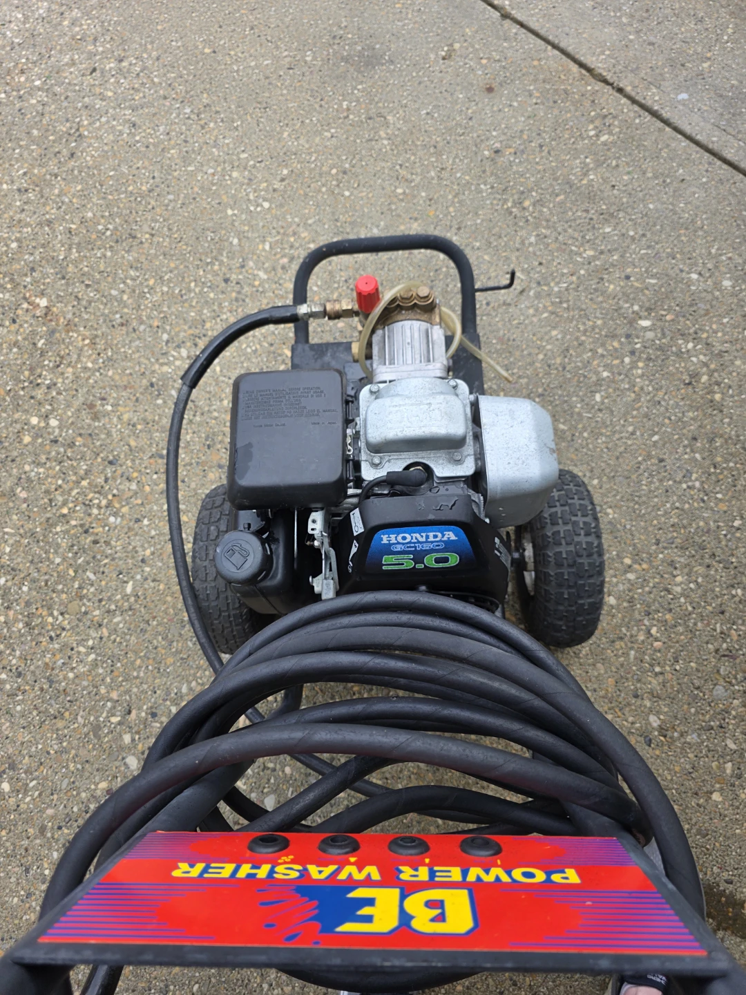 BE Power Washer with Honda Engine