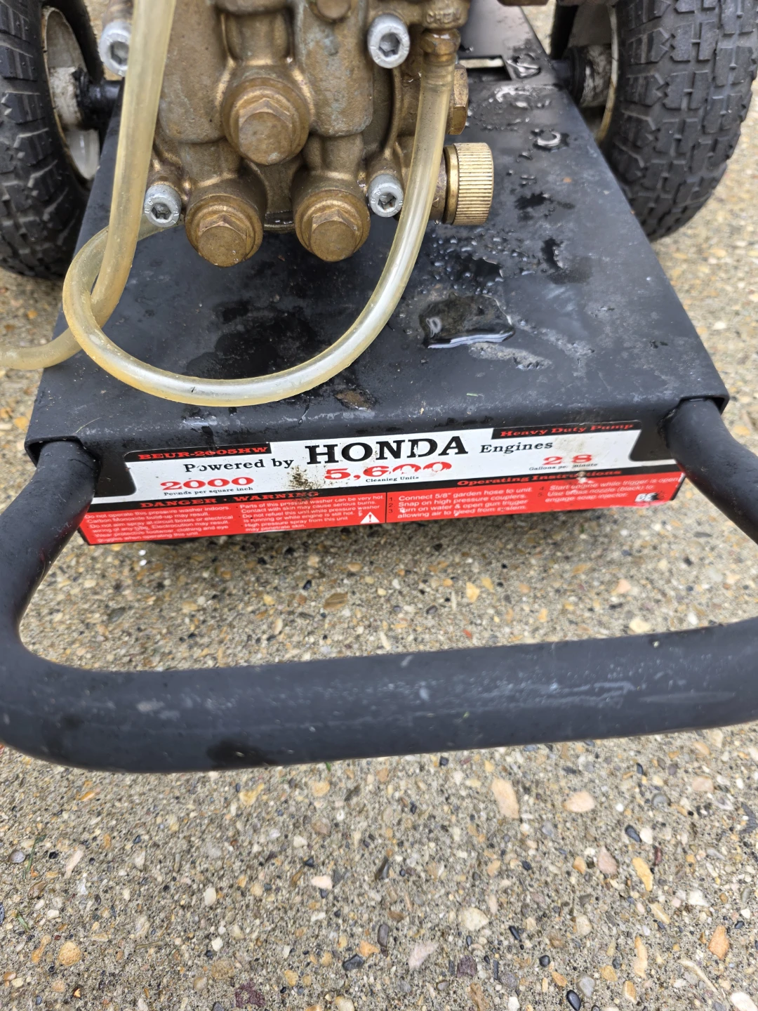 BE Power Washer with Honda Engine - photo 2