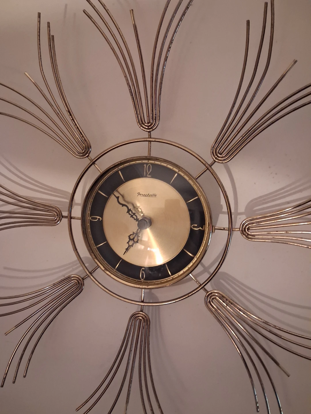Forestville MCM Sunburst Wall Clock - photo 4