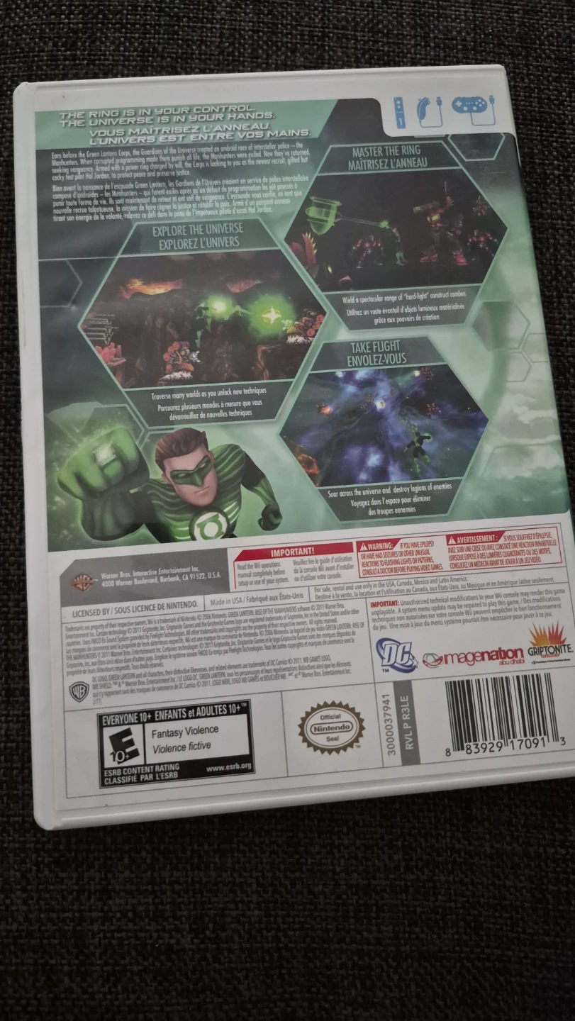 Wii Green Lantern: Rise of the Manhunters Video Game - photo 2