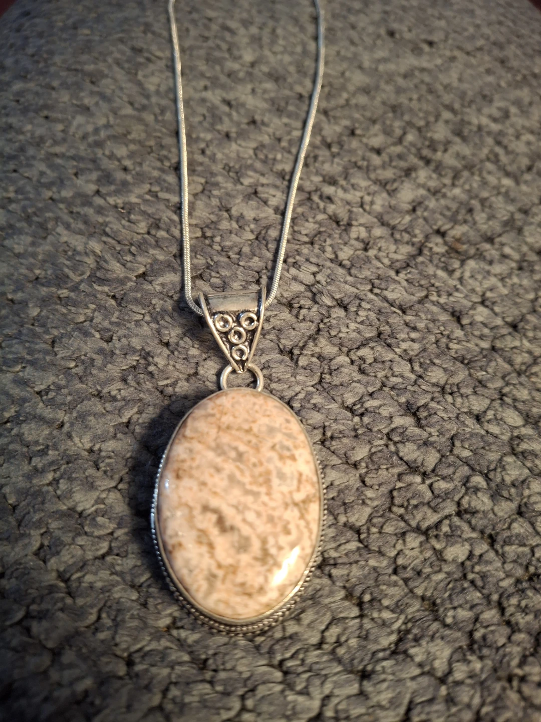 Sterling Silver Yellow Jasper  Necklace - photo 3