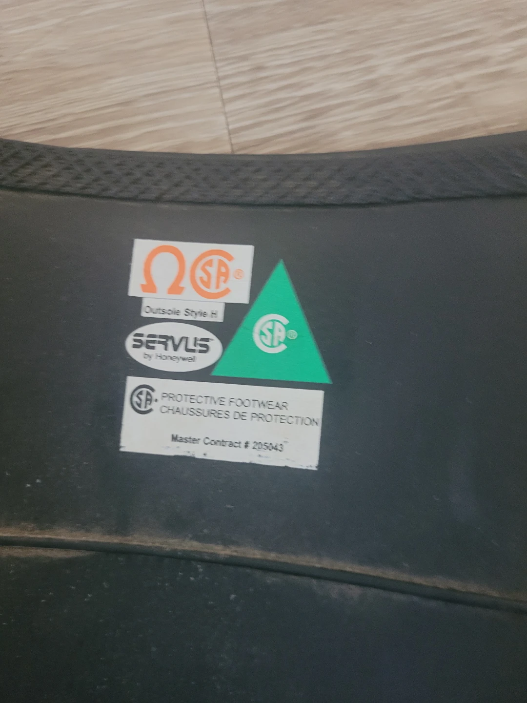 Servus by Honeywell Black Rubber Work Boots - Size 10 - photo 2