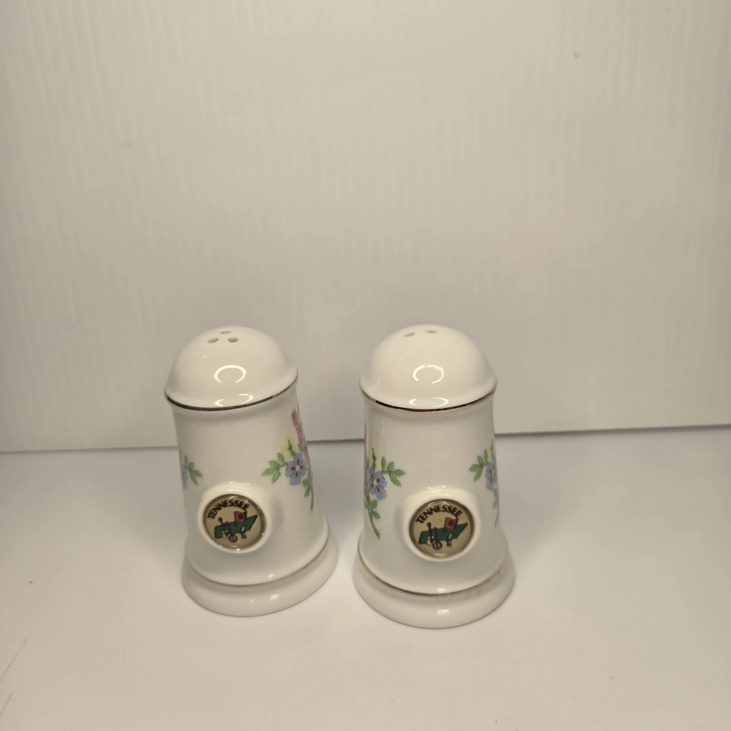 Vintage Floral Salt and Pepper Shakers