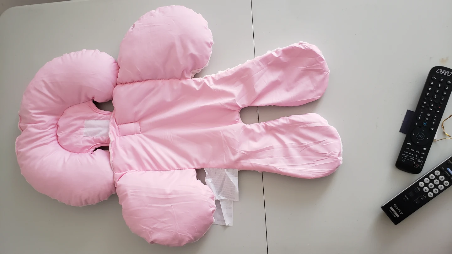Pink 2-in-1 Removable Baby Head Support Pillow - photo 2
