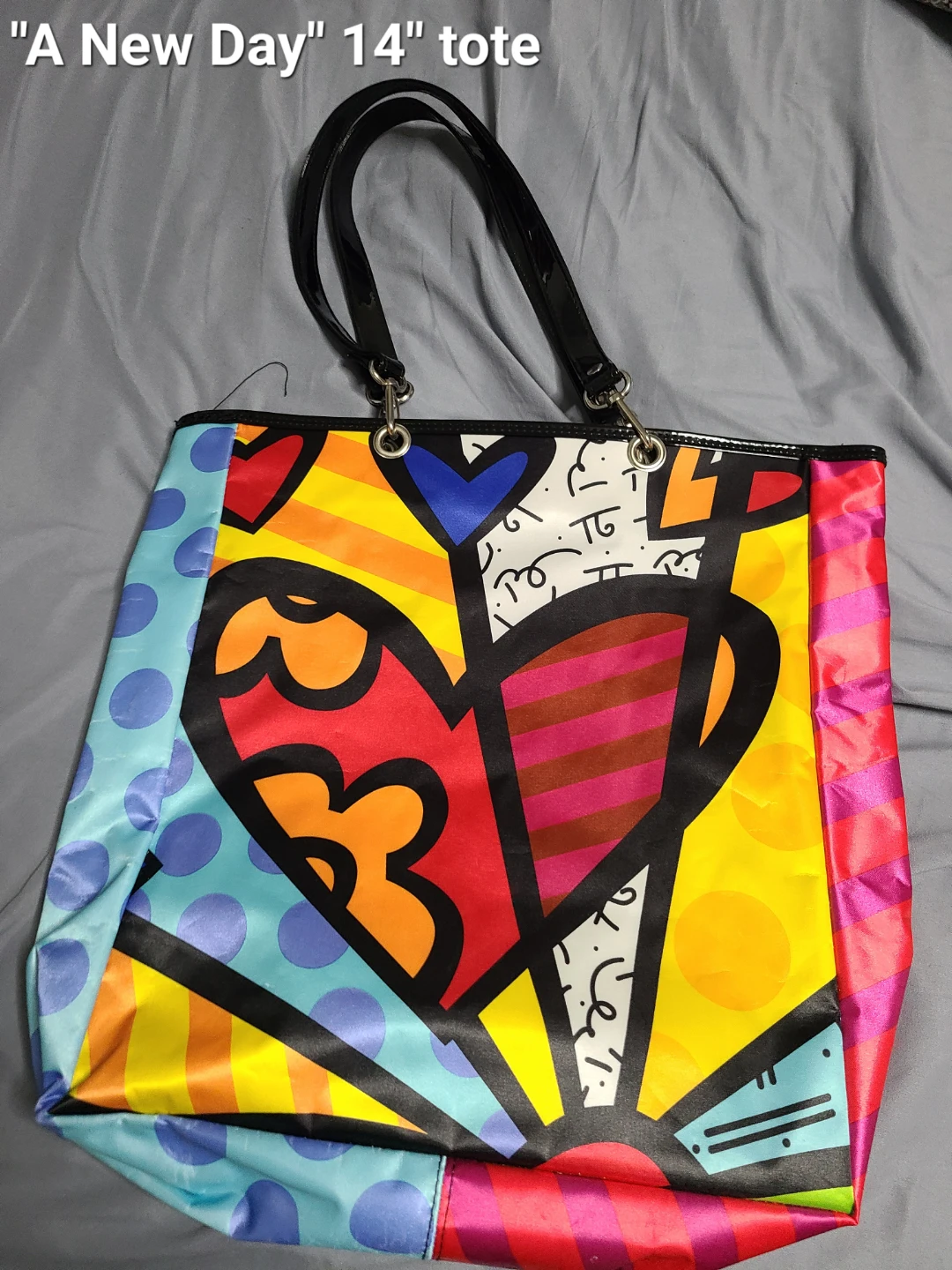 Britto Romero "A New Day" 14" Tote Bag