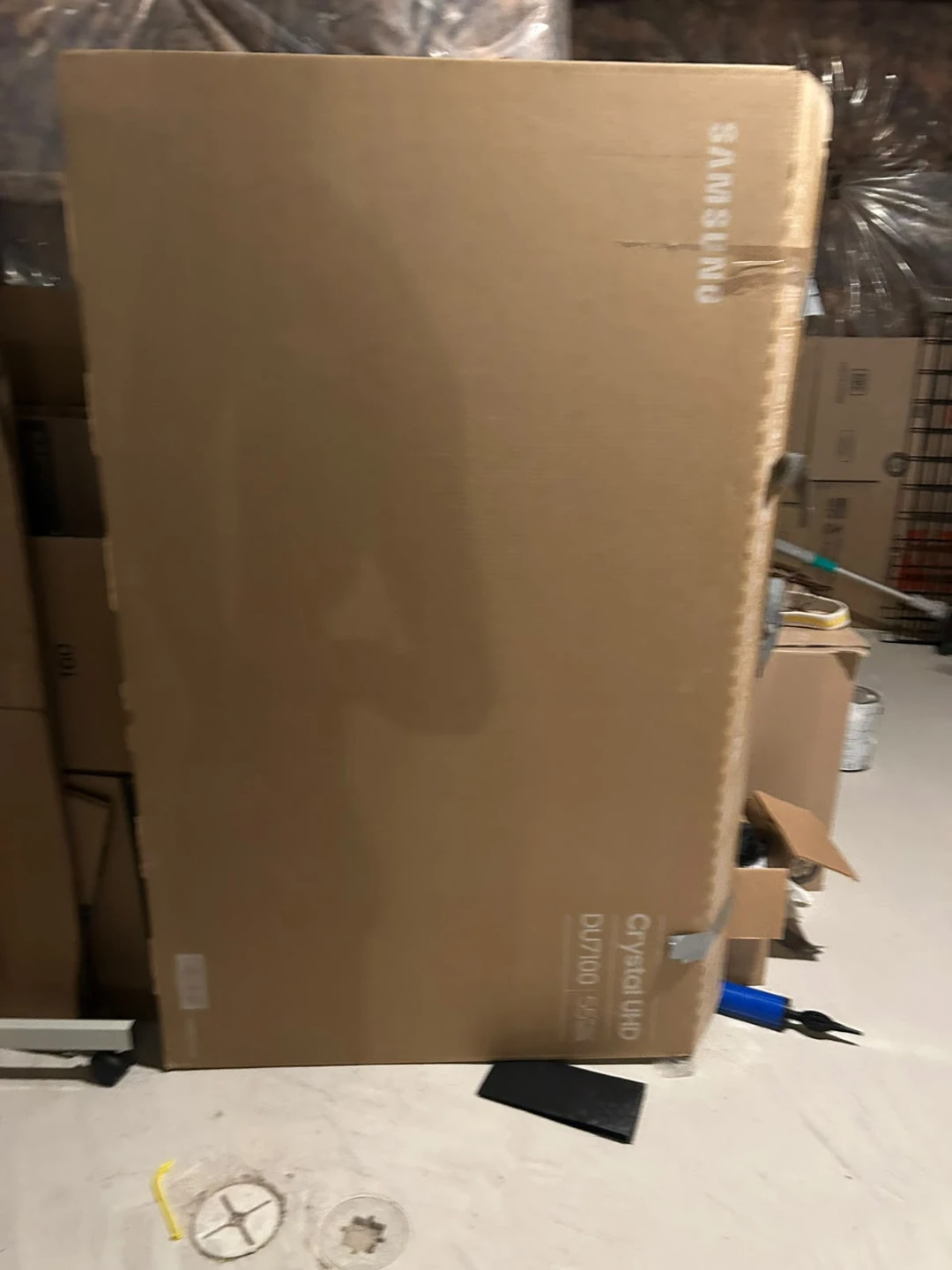 Selling a Samsung 55-inch Smart TV.