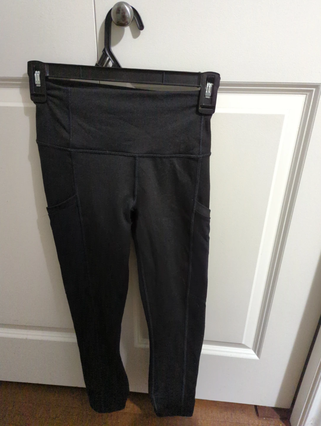 Fabletics PowerHold Black Leggings with Pockets