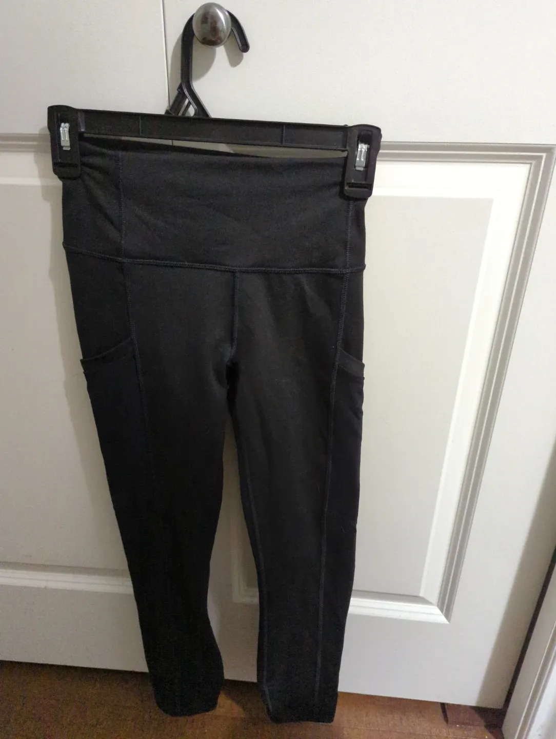 Fabletics PowerHold Black Leggings with Pockets