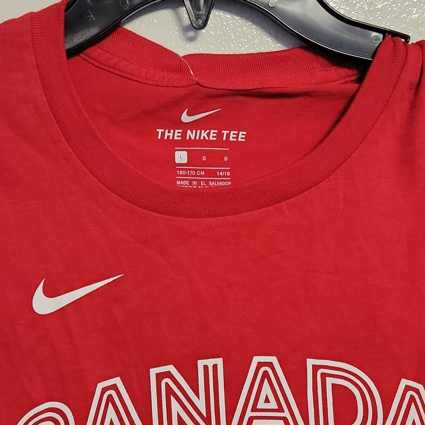 Nike Red Canada "Naylor 12" T-Shirt Youth Large - photo 3