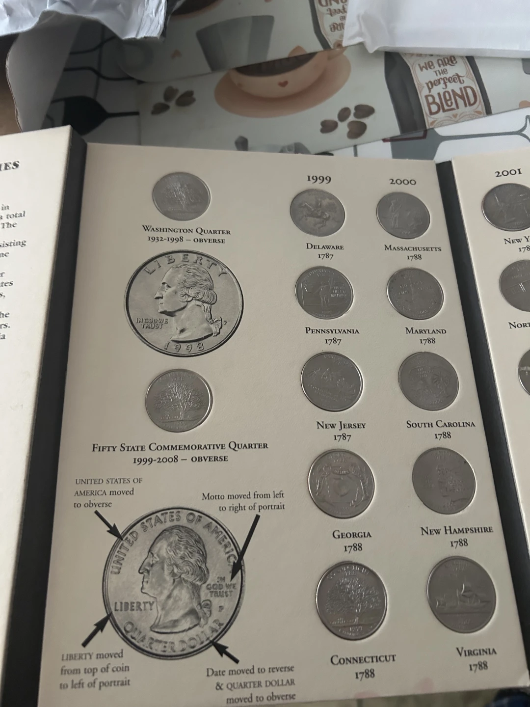 Littleton Custom Coin Folder - Fifty State Quarters 1999-2008 - photo 2