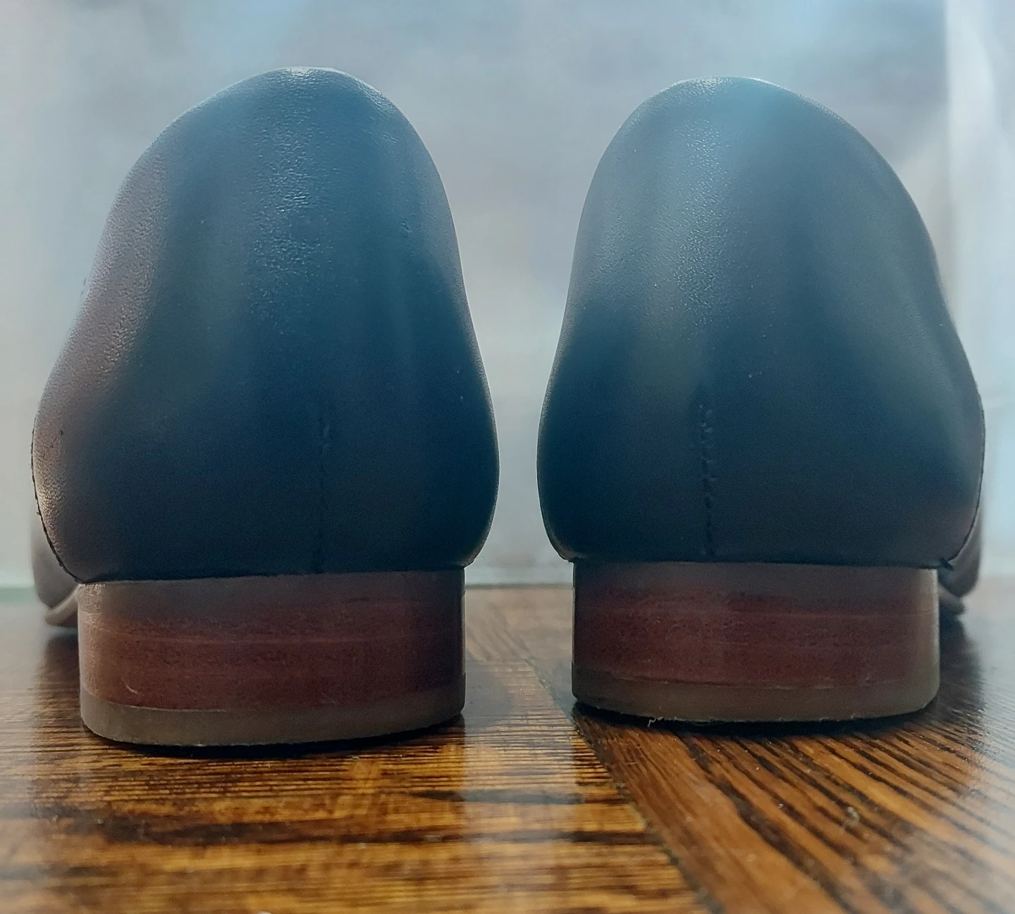Geox Black Leather Loafer Shoes - photo 5