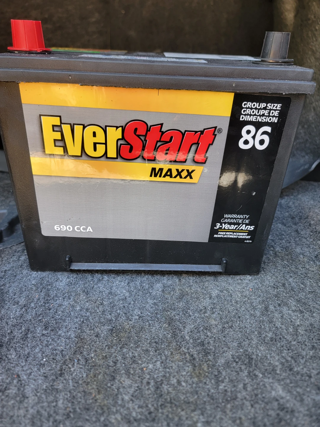 EverStart MAXX Group Size 86 Battery