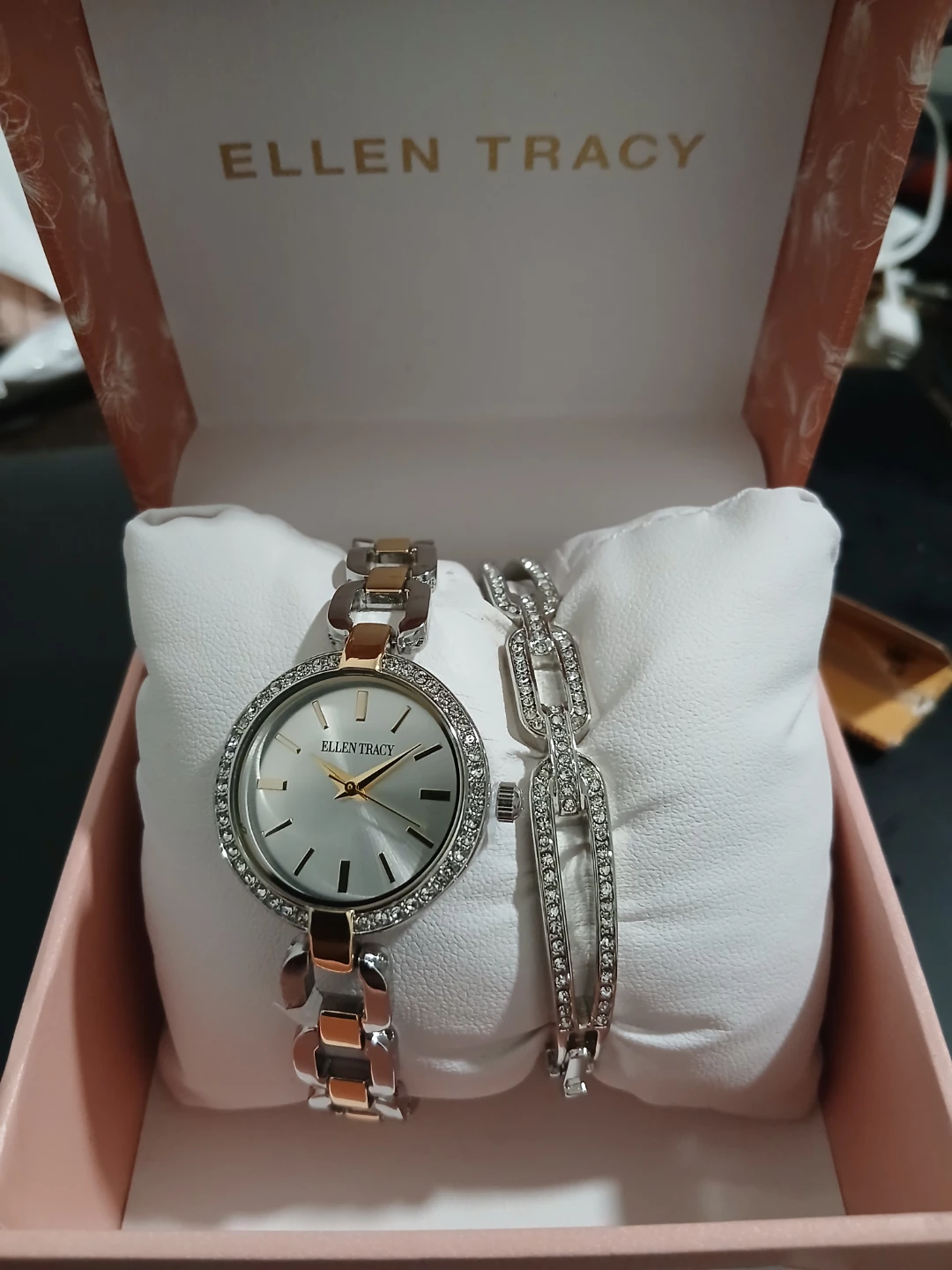 Ellen Tracy Watch and Bracelet Set