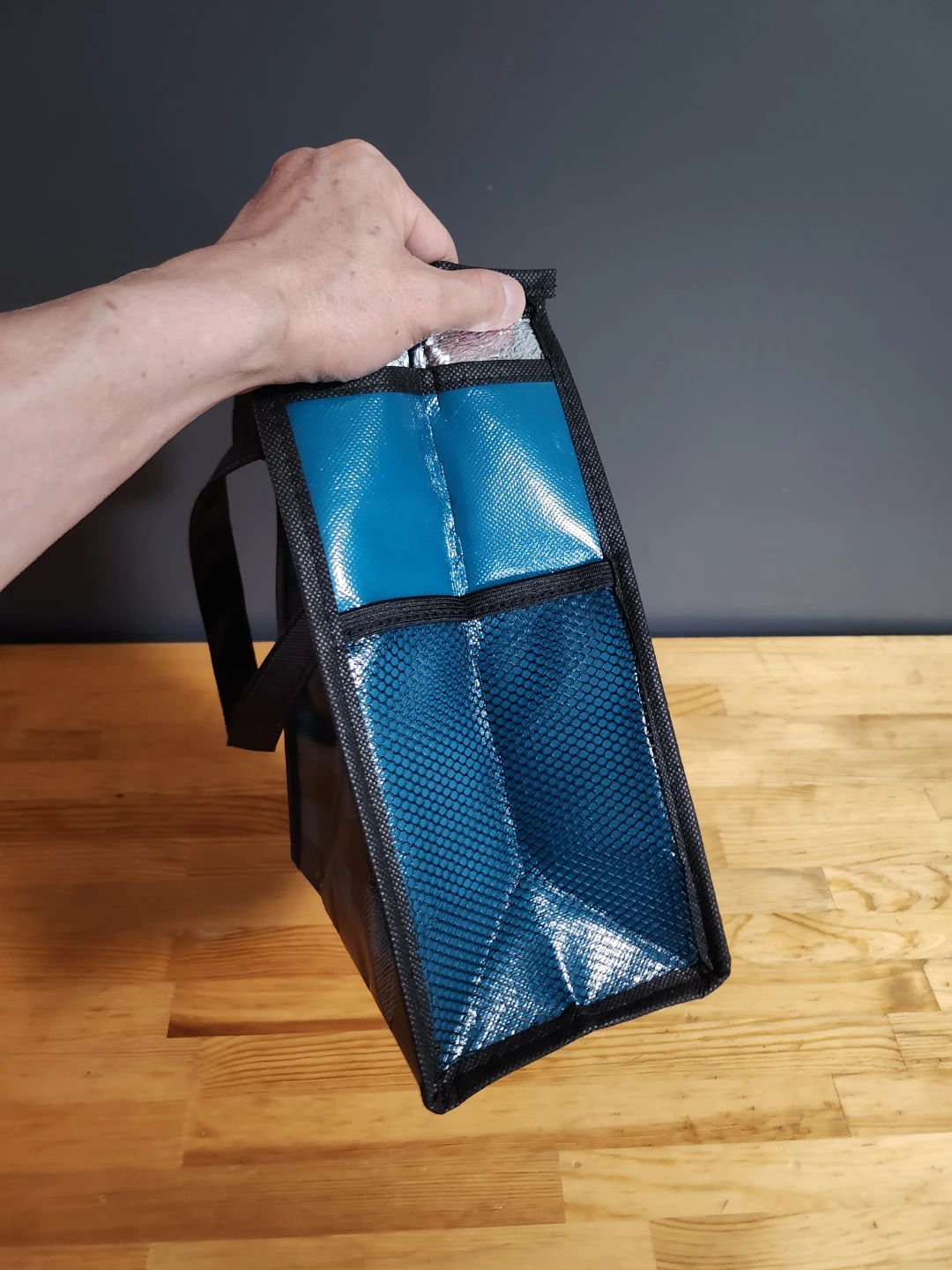 Insulated Lunch Bag - Blue Buffalo Plaid - photo 4
