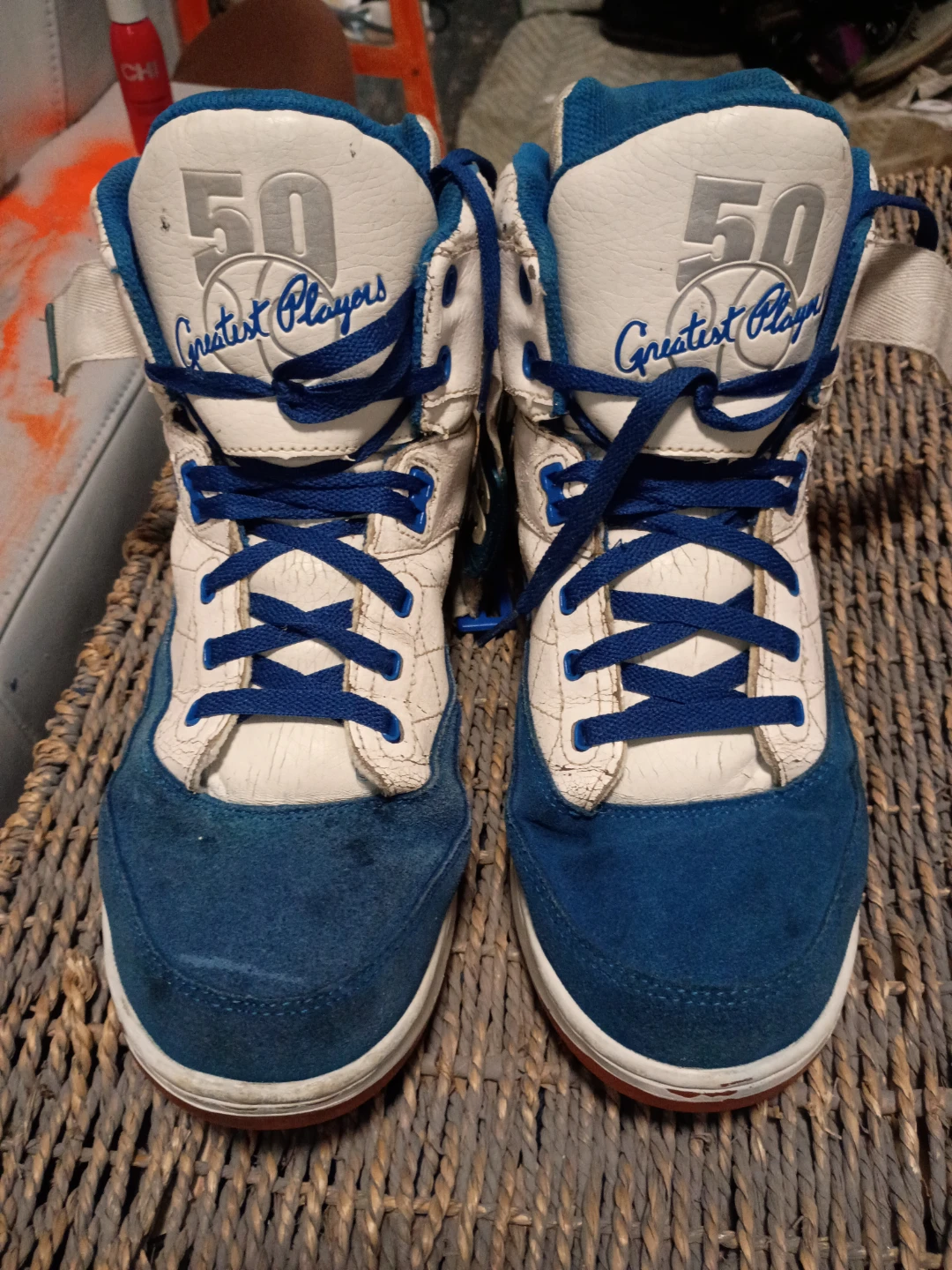 Ewing Athletics "Greatest Players" High Top Sneakers