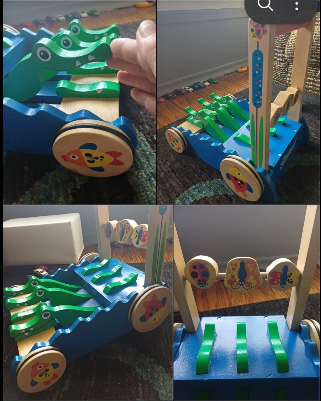 Melissa & Doug Wooden Alligator Activity Walker - photo 2