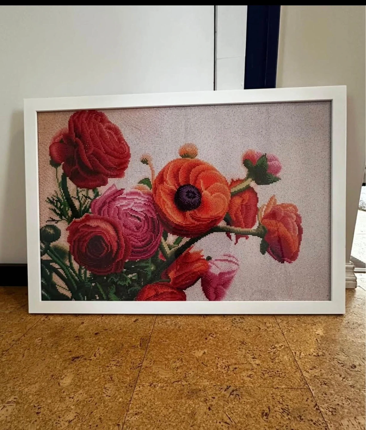 Framed Floral diamond Art - photo 3