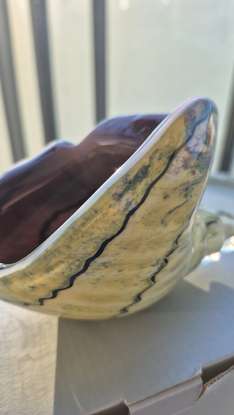Glass Shell Art - hand crafted, new, vibey! - photo 2