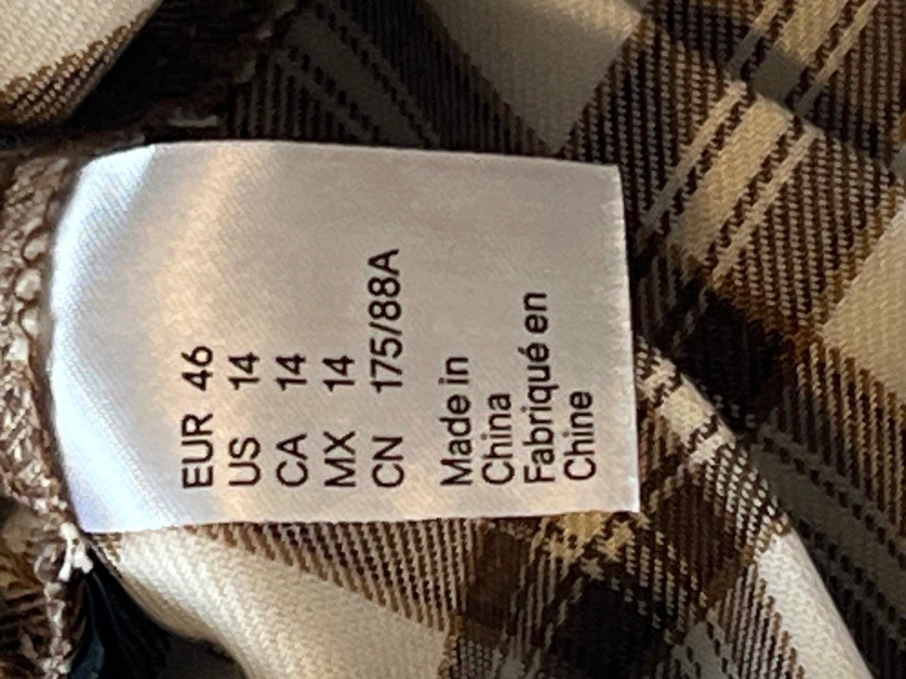 H&M Divided Plaid Pleated Mini Skirt - Size US 14 - photo 3