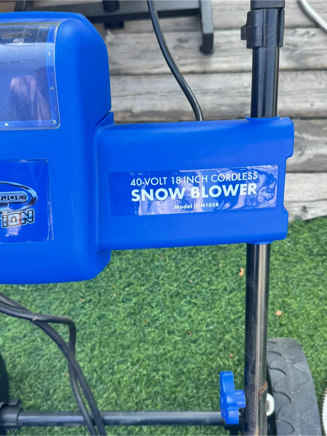 2 snow blower -Snow Joe 40-Volt 18-Inch Cordless Snow Blower - photo 2