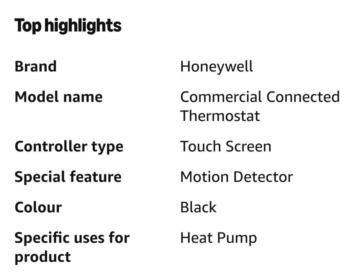 Honeywell Commercial Thermostat TC500A-N - photo 2