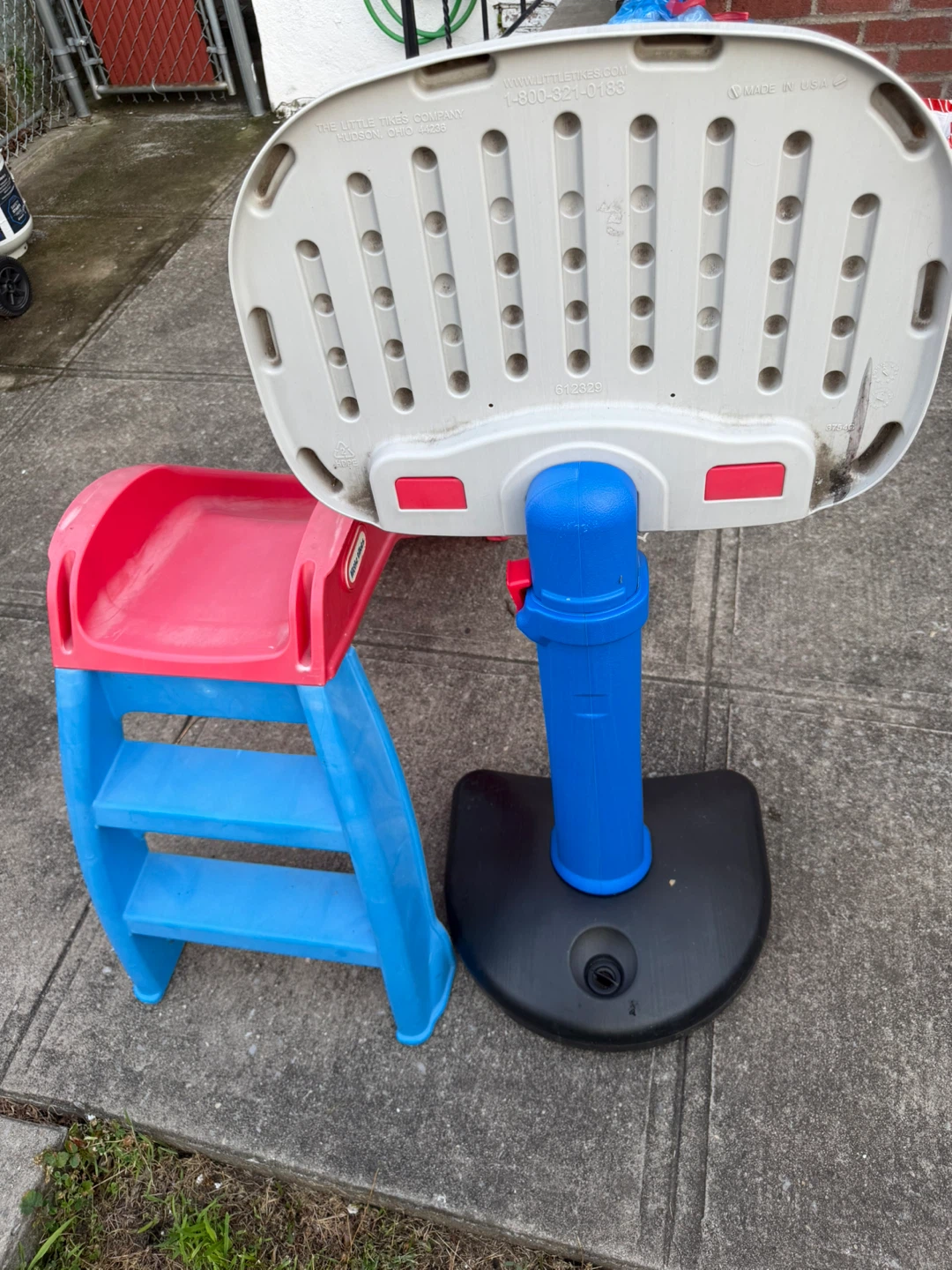 Little Tikes Little Slammer Basketball Hoop and Slide - photo 4