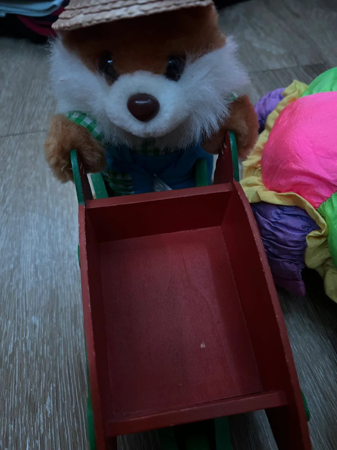 plush pillow toy, Bunny w/ wagon, turtle w/ babies - photo 5