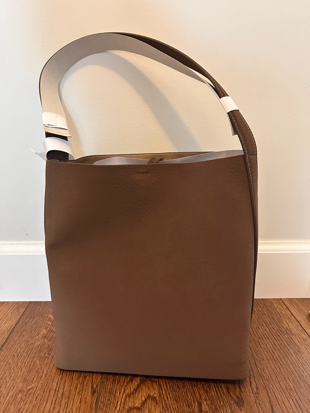 Zara Brown Leather Shoulder Bag - photo 2