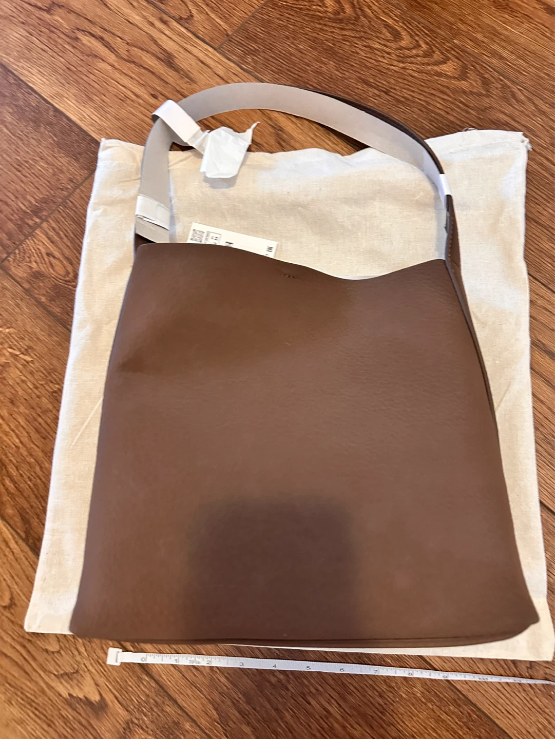 Zara Brown Leather Shoulder Bag - photo 5