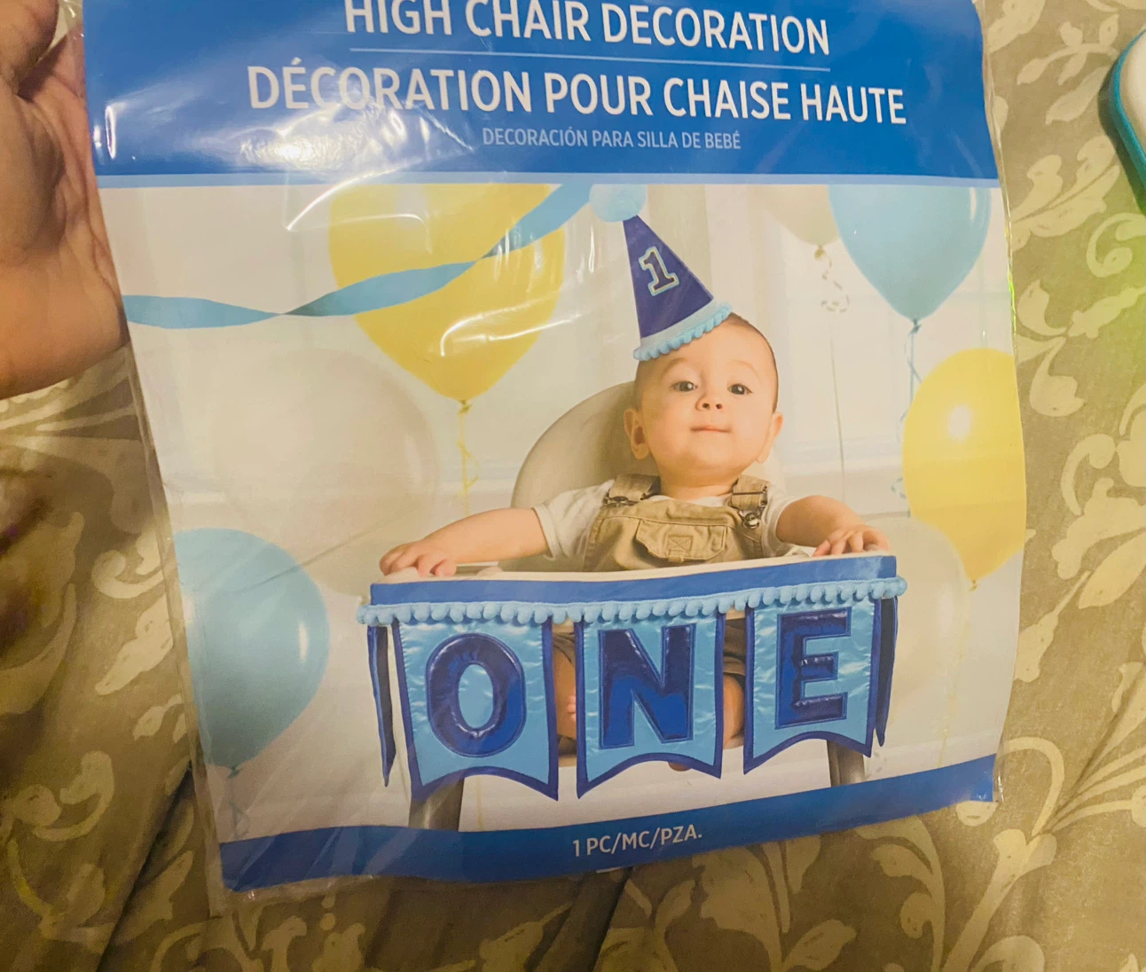 High Chair Decoration for First Birthday