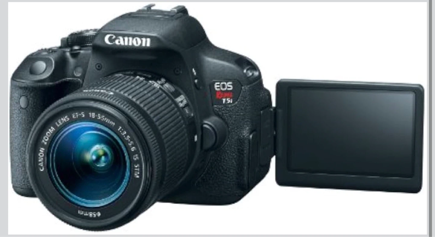 Canon EOS Rebel T5i DSLR Camera with 18-55mm Lens
