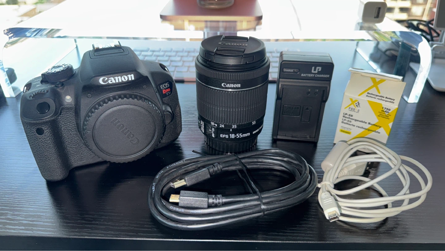Canon EOS Rebel T5i DSLR Camera with 18-55mm Lens - photo 5