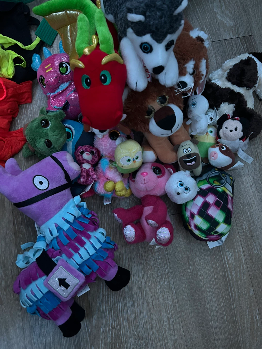 Assorted Stuffed Animals Collection