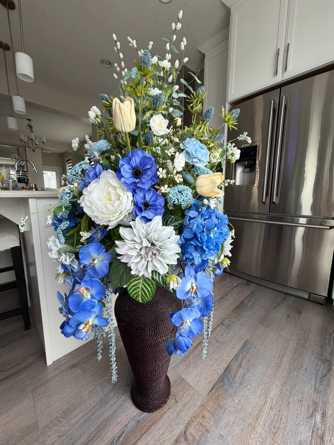 Stunning large-scale artificial floral arrangement