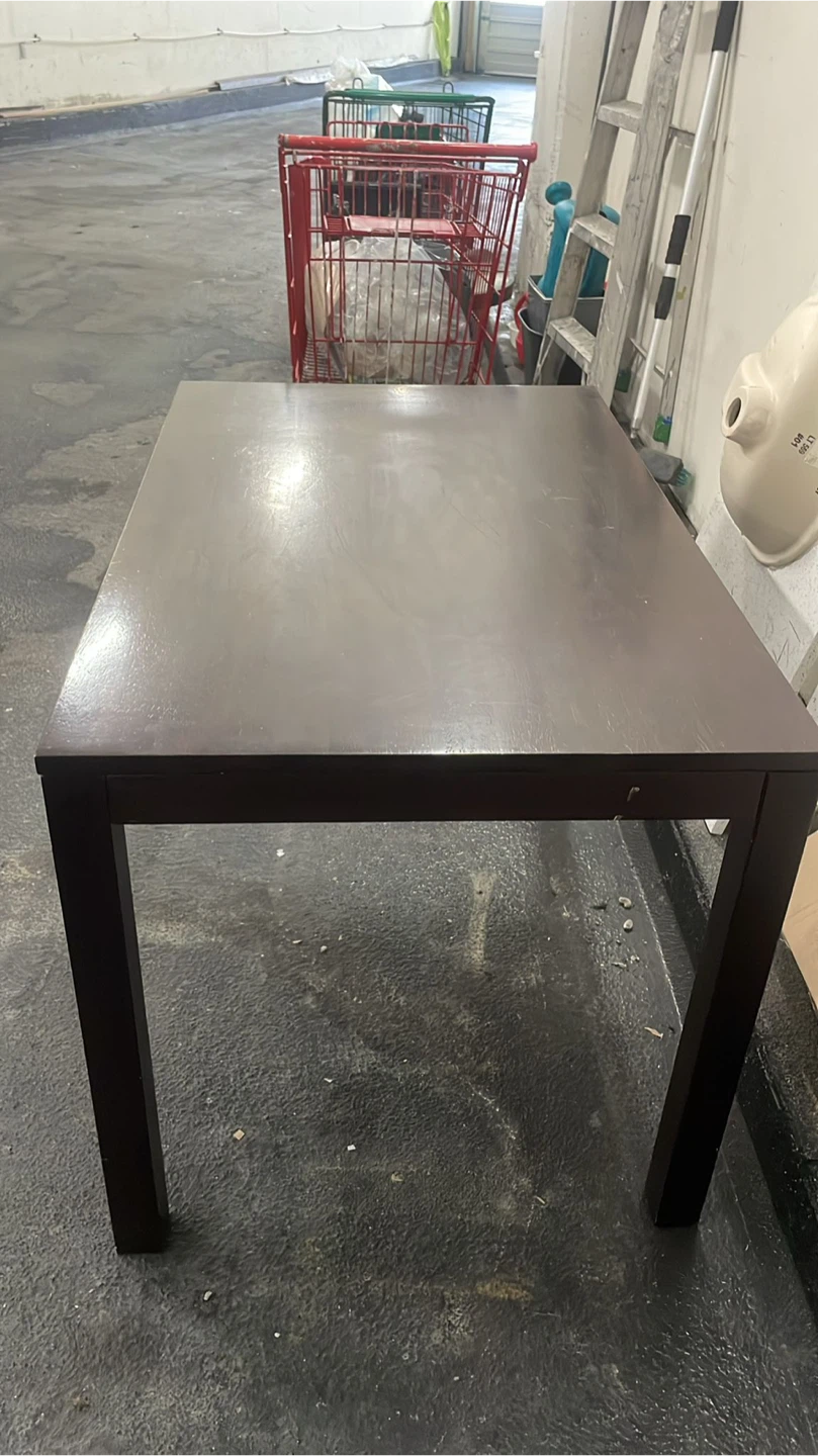 Free- Dark Brown Dining Table