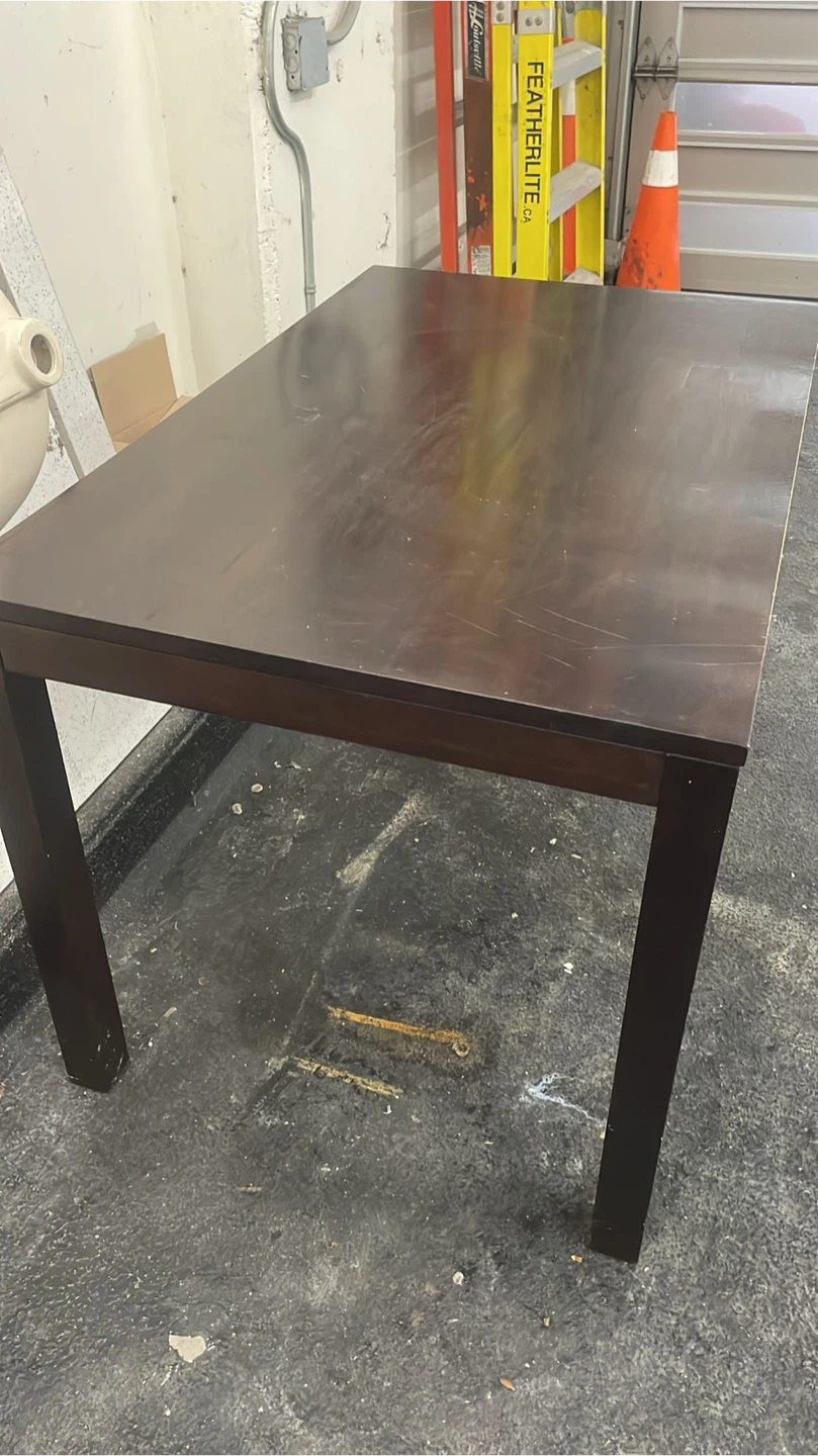 Free- Dark Brown Dining Table - photo 2