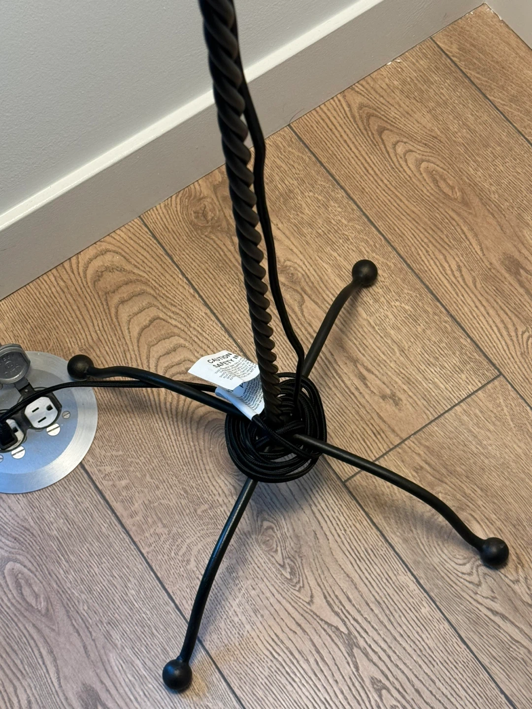 West Elm Twisted Metal Floor Lamp - photo 3