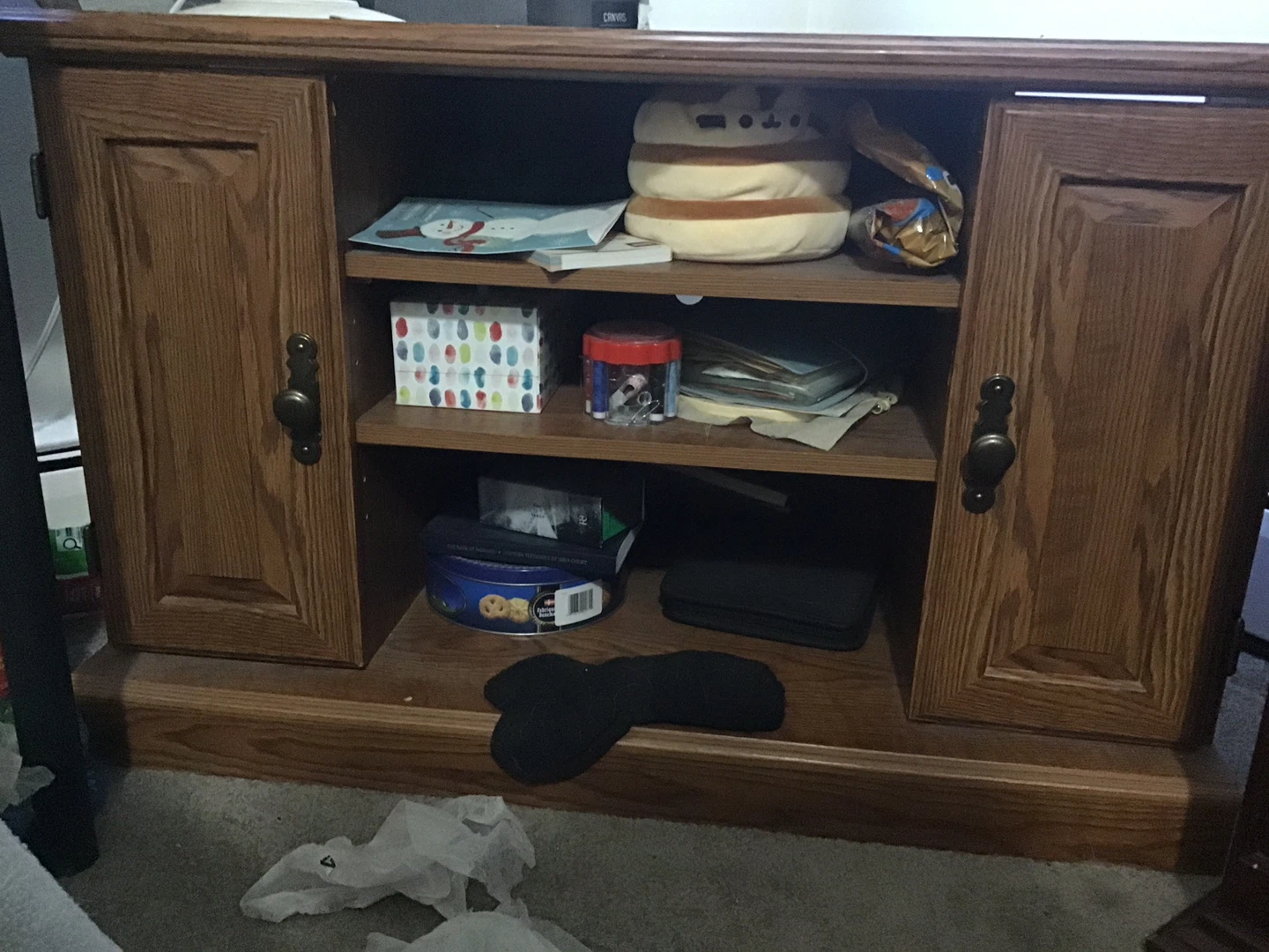 Oak TV Stand / Entertainment Unit - photo 3