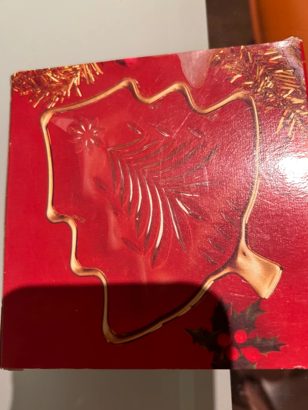 Mikasa Yuletide Tree Gold Petit Plate 13 CM