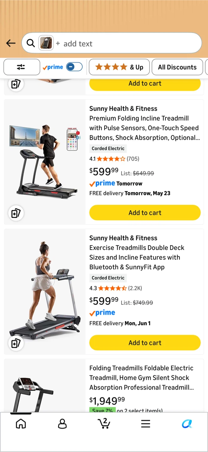 Sunny Health & Fitness Folding Treadmill - photo 3