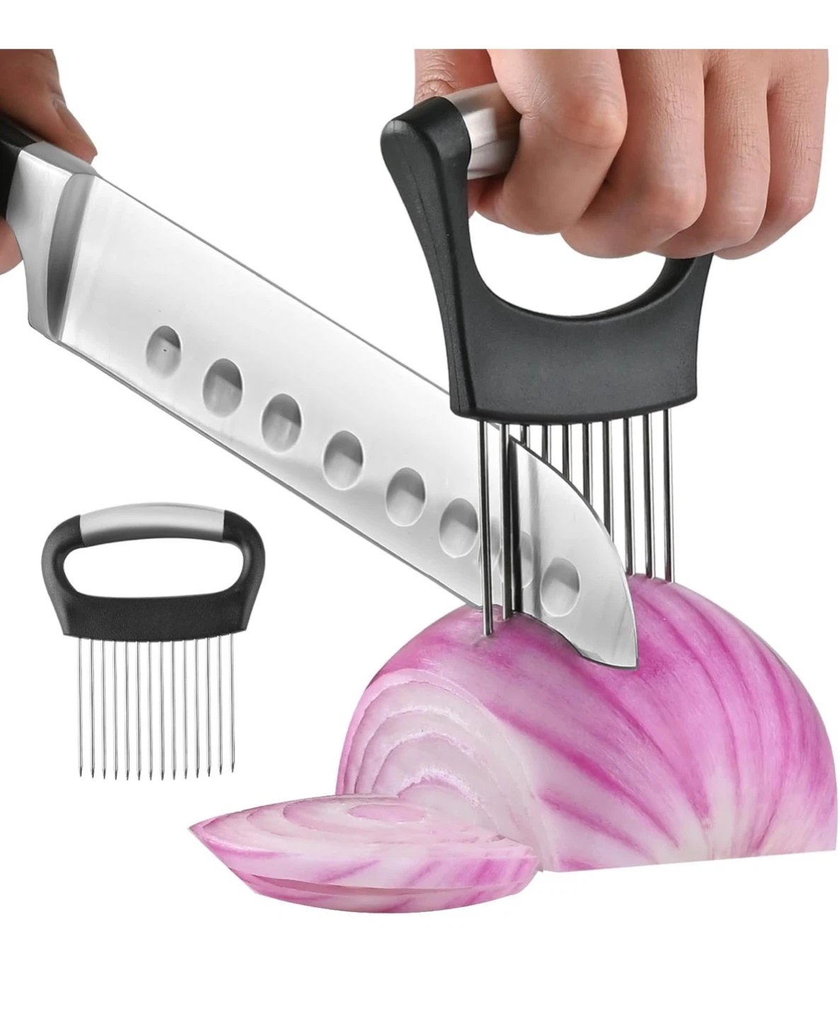 17pc Onion Holder Vegetable Slicer