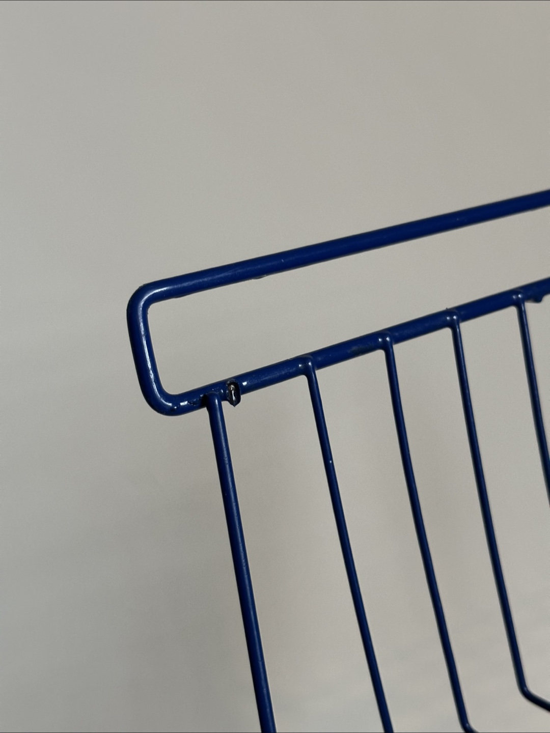 Blue Wire Storage Basket - photo 2
