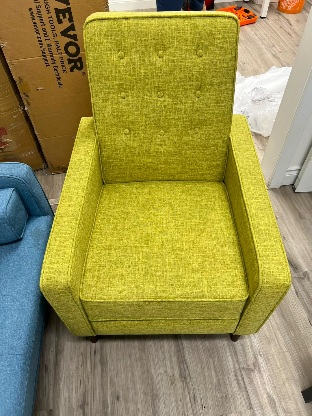 Accent Recliner Chair - Lime Green