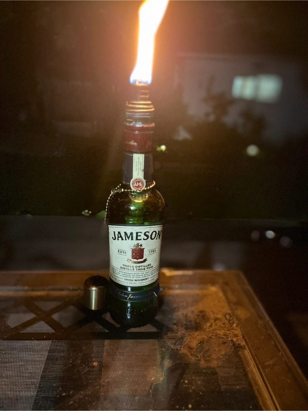 ⚽ Handmade Smirnoff No. 21 Vodka Bottle citronella - photo 3
