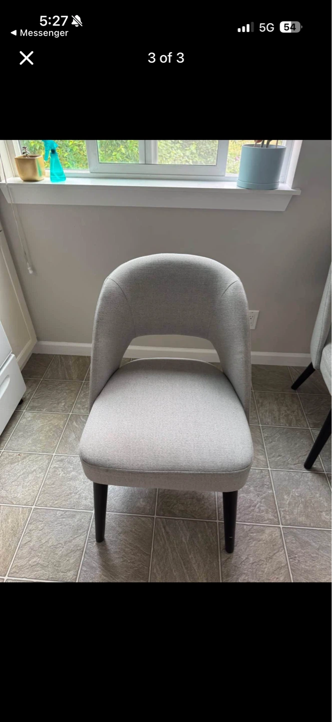 Gilman Creek Kobe Fabric Dining Chair - Grey (4-pack) - photo 3