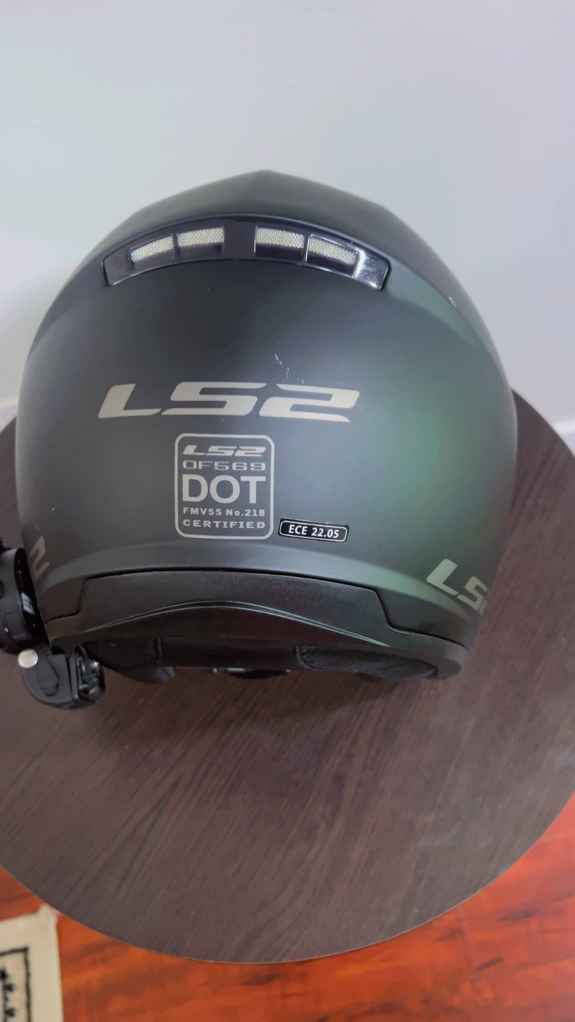LS2 Open Face Motorcycle Helmet with Bluetooth - photo 3