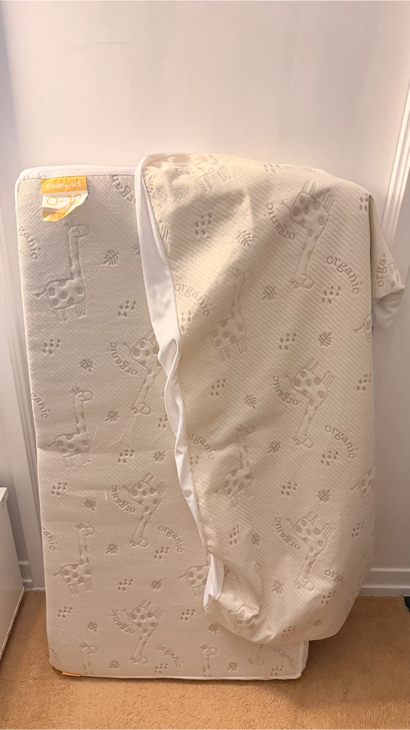 Organic Crib Mattress with Giraffe Print - photo 2